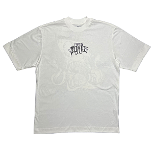 CAMISETA OVERSIZED TRIPSIDE OFF WHITE ZUMBI - STREETWEAR