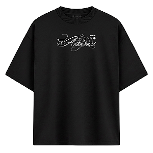 CAMISETA OVERSIZED RAROS DESORDEM PRETA