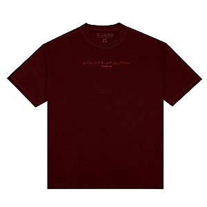 CAMISETA OVERSIZED RAROS FOREVER VINHO