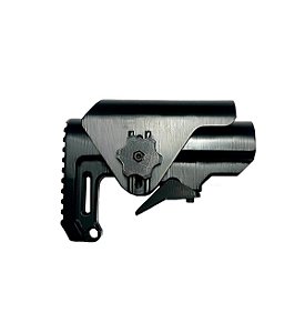 Coronha Stock Soleira Ajustável M4 Ar15 Airsoft Tube Stock