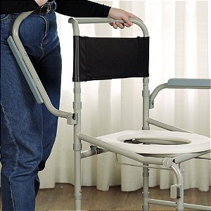 Cadeira de Banho Higiênica Dobrável e Desmontável até 120 Kg D40 Dellamed