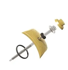 Kit de Fixação e Vedação Completo Marfim