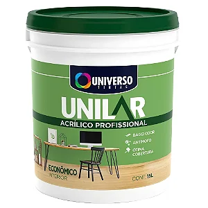 Tinta Acrílica Unilar Econômica Branco Neve 15 Litros Universo