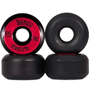 Bones 100's OG Formula Side Cut Black 52mm