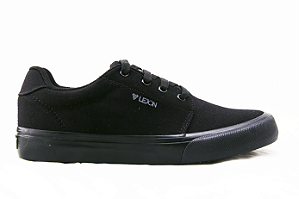TENIS LEJON LONA PRETO PRETO LJVU0251