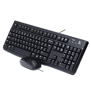 TECLADO E MOUSE COM FIO  WRLS LOGITECH MK120 3Y