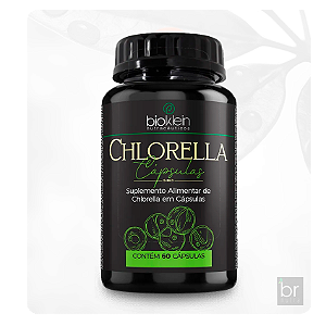 CHLORELLA | RICA FONTE DE NUTRIÇÃO - 60 Cápsulas 550mg