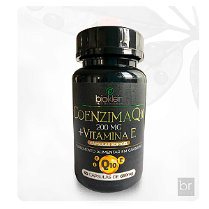 COENZIMA Q10 | 200mg DE Q10 + VITAMINA E - 60 Cápsulas 650mg
