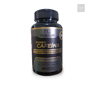POWER CAFEÍNA | Pré-treino - 60 Cápsulas de 500mg