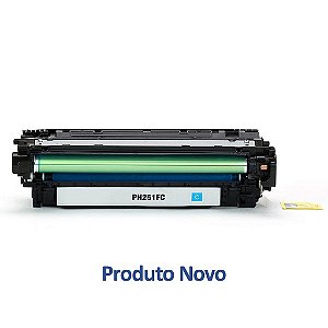 Toner HP CP3525dn | CM3530 | CE251A LaserJet Ciano Compatível