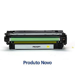 Toner HP CP3525 | 504A | CM3530 | CE252A LaserJet Amarelo Compatível