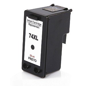 Cartucho HP C4480 | C5580 | J5780 | HP 74XL Preto Compatível