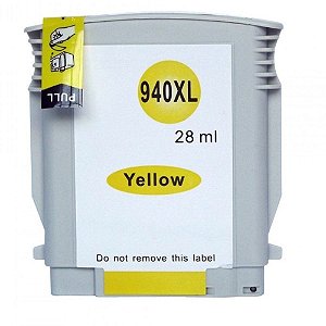 Cartucho para HP Pro 8000 | Pro 8500A | HP 940XL Amarelo Compatível 28ml