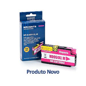 Cartucho HP 951 | HP 951XL | CN047AB Officejet Pro Magenta Compatível 19,5ml