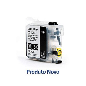 Cartucho Brother LC103BK Preto Compatível 19ml