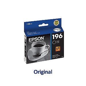 Cartucho Epson 196 | XP-401 | XP-204 Expression Preto Original 5ml