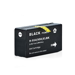 Cartucho HP 954 | 8710 | 8720 | HP 954XL Preto Compatível 46ml