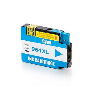 Cartucho HP 964 | HP 964XL | 3JA54AL OfficeJet Pro Ciano Compatível