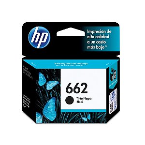 Cartucho HP 662 | CZ103AB Preto Original 2ml