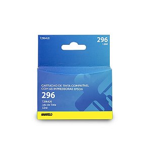 Cartucho Epson 296 | T296420 Expression Amarelo Compatível 12ml