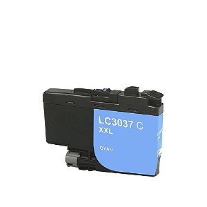 Cartucho Brother LC3037C Ciano Compatível 50ml
