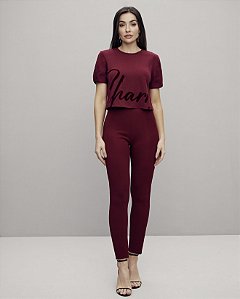 Calca Skinny Cintura Alta