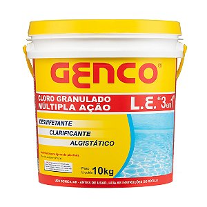 Cloro Genco 3 em 1 - Multi Ação 10 kg