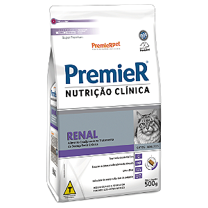 Ração Premier Nutrição Clínica Renal Gatos Adultos 500G