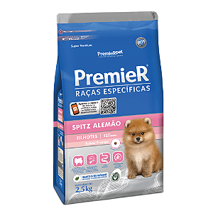 Ração Premier Raças Específicas Spitz Alemão Filhotes Frango 2,5Kg