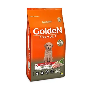Ração Golden Fórmula Cães Filhotes Frango e Arroz 15Kg