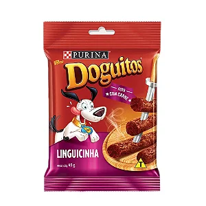 Petisco Cães Doguitos Rodízio Linguicinha Purina 45g