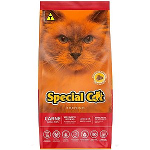 Ração Special Cat Premium Carne para Gatos Adultos 20kg