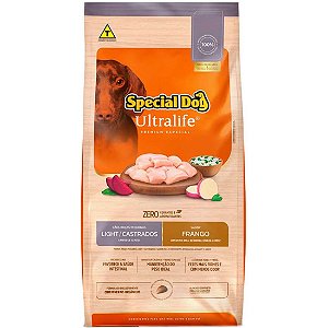 Ração Special Dog Ultralife Light para Cães de Raças Pequenas 3kg