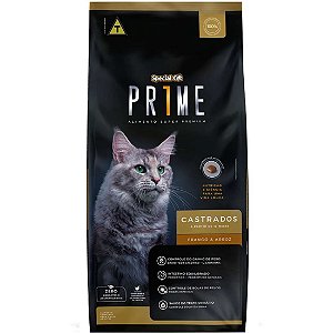 Ração Special Cat Prime Frango e Arroz para Gatos Adultos Castrados 3kg