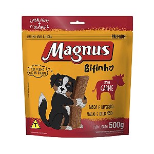 Bifinho Magnus Para Cães Adultos Sabor Carne 500g