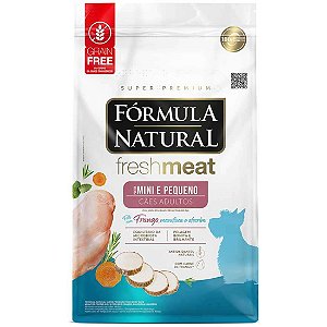 Ração Seca Fórmula Natural Fresh Meat Cães Adultos Raças Mini e Pequena 1Kg