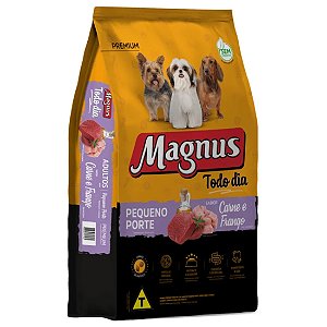 Ração Magnus Todo dia para Cães Adultos Raças Pequenas Carne – 15Kg