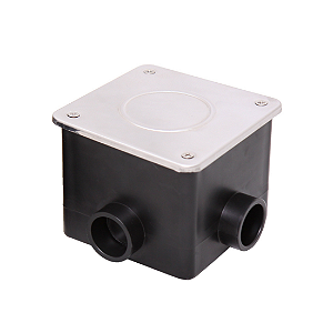Caixa de Passagem em ABS com Tampa Inox