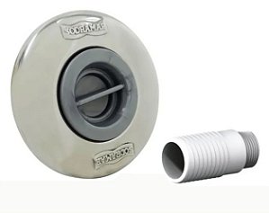 Dispositivo Aspiração Sodramar Pratic ABS/Inox 304 - 50mm