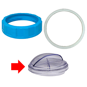 Visor da tampa do pré-filtro para bomba Sodramar