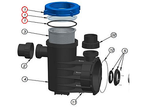 Kit Tampa Do Pré-Filtro Syllent PF42 - 3D1003A