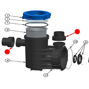 Kit 2 Conecxões PF42 Syllent 50mm (3D9933C1A)