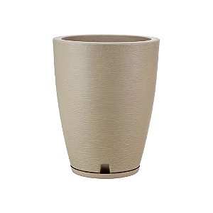 Vaso Amsterda Grafiato 29x44 Bege Stone Effect