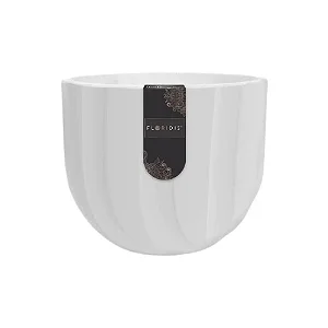 Cachepot Spello Ondulato Branco