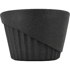 Cachepot Vitória Diagonal 15x12 Cimento