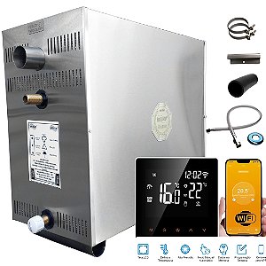 Sauna a Vapor Modelo Profissional MP21ST3 21KW 380V Trifásico Painel Smart Impercap