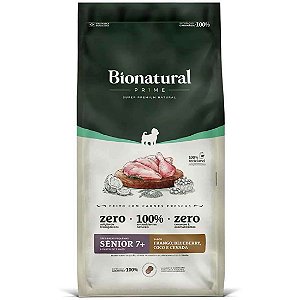 Ração Seca Bionatural Prime Sênior 7+ Frango para Cães Idosos Porte Pequeno 2,5kg