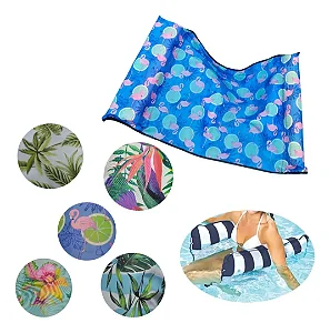 Esteira Flups Flutuante Para Piscina Suporta Até 90kg