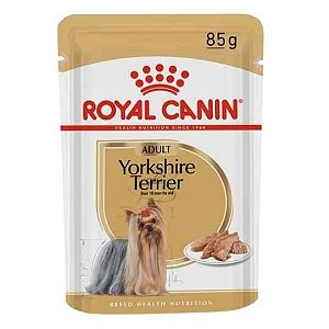 Ração Úmida Royal Canin Breed Health Nutrition Para Cães Adultos Yorkshire Terrier 85g