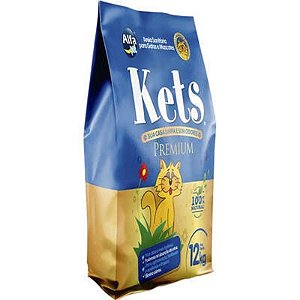Areia Sanitária Kets Premium Fina Alfa Pet, 12kg